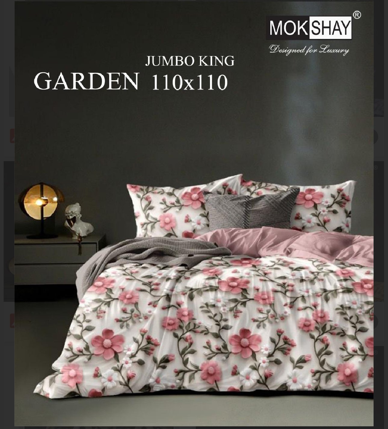3D BEDHSEET PINK