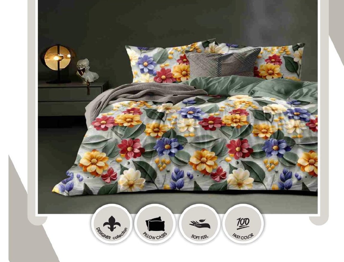 3D BEDHSEET GREEN