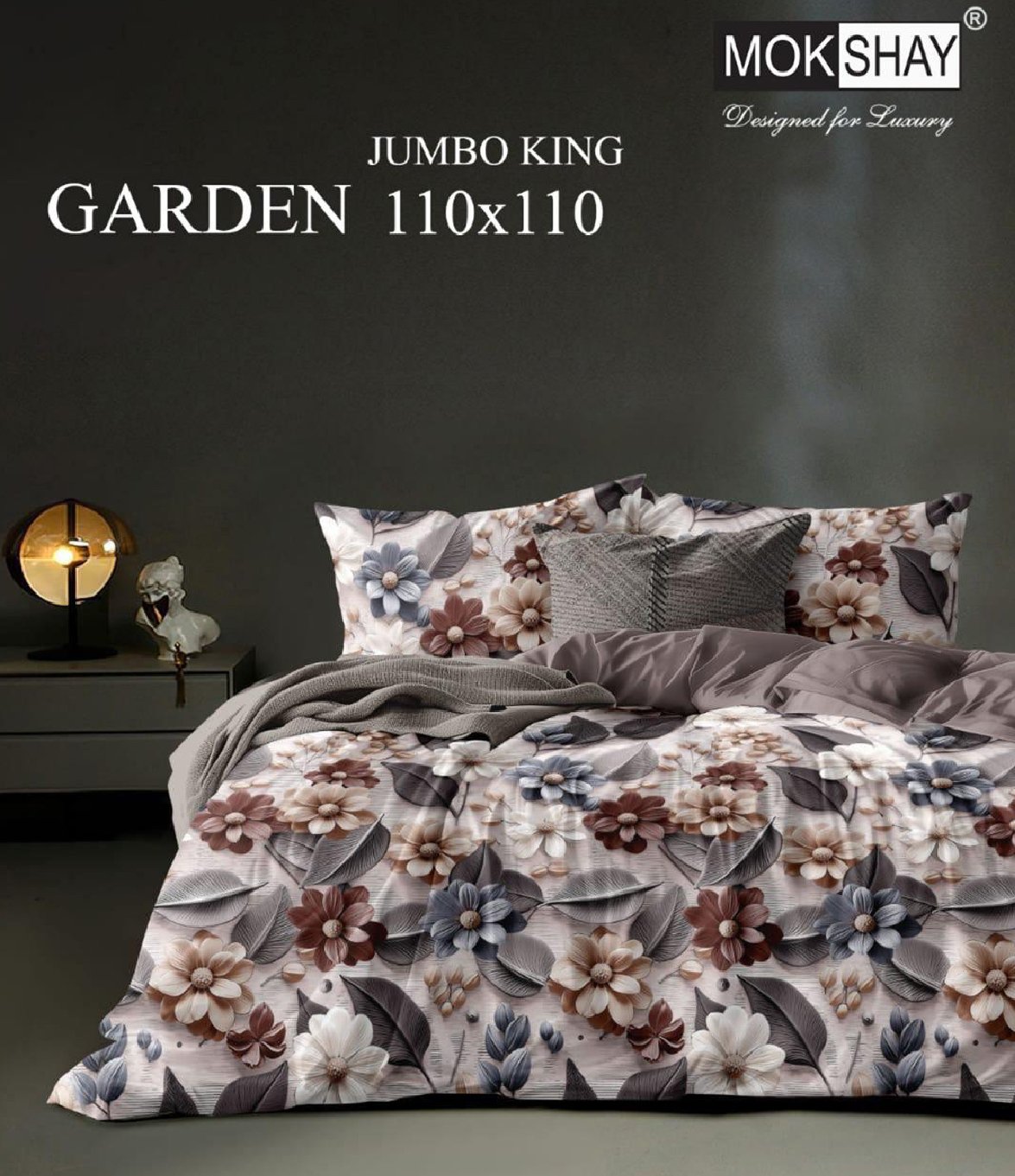3D BEDHSEET FLORAL