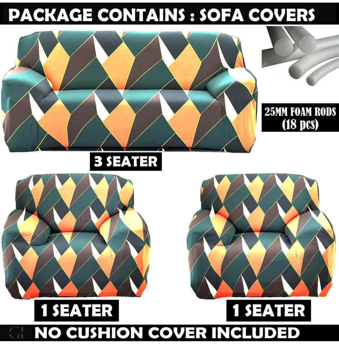 SOFA COVERS SET 3+1+1