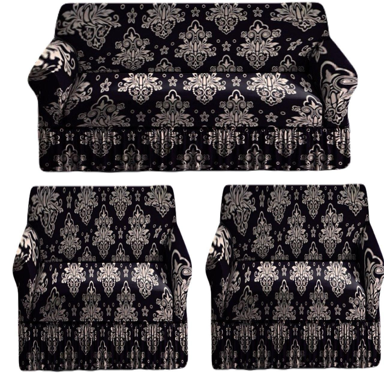 FRILL SOFA COVER SET 3+1+1