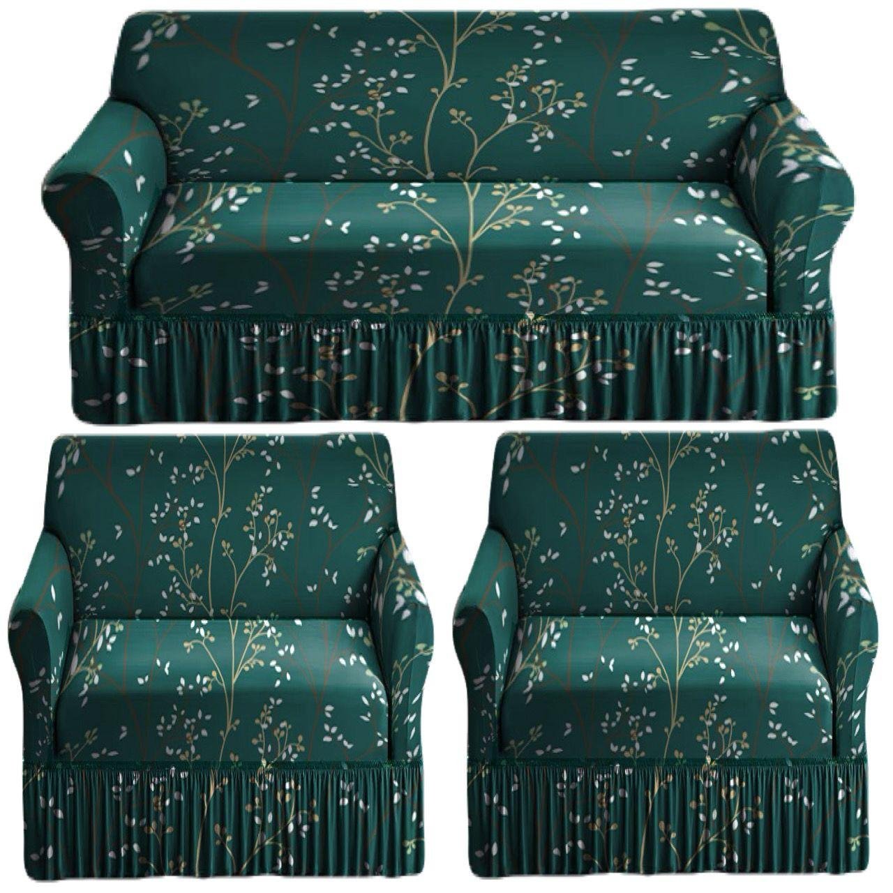 FRILL SOFA COVER SET 3+1+1
