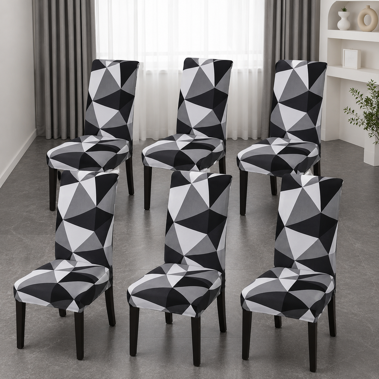 CHAIR COVERS (6 PIECES)